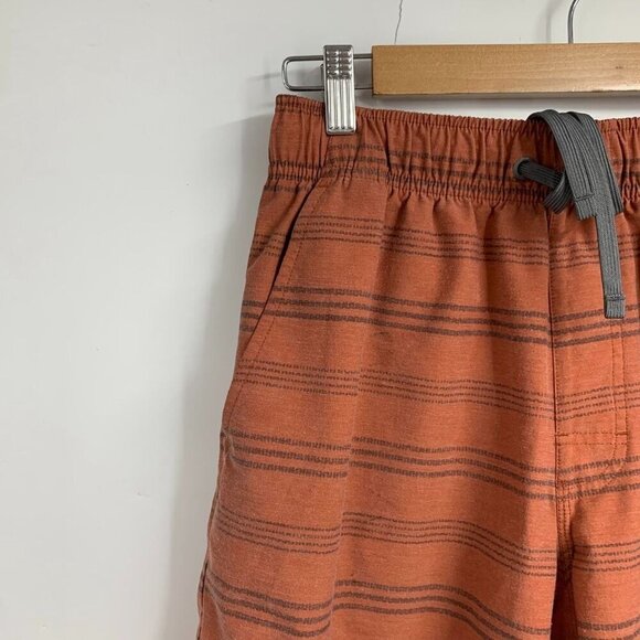 Prana men's  Metric E-Waist Red Clay Stripe 1969451 Boardshort Size S - Picture 3 of 13